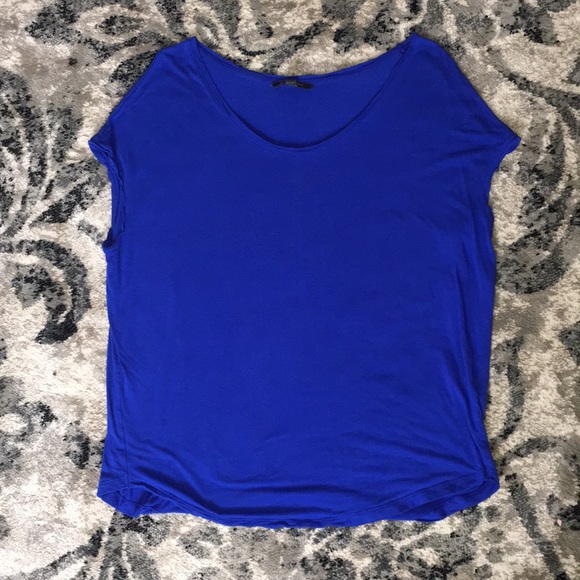 Banana Republic Tops - Royal Blue Scoop Neck Tee Banana Republic Tops - Royal Blue Scoop Neck Tee